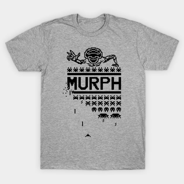 Murph Invaders White T-Shirt by santiago109